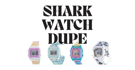 freestyle watch dupe|freestyle shark watch history.